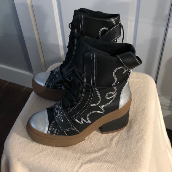 converse space cowgirl boots